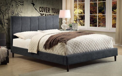 Miro Platform Bed in Grey - Image 2