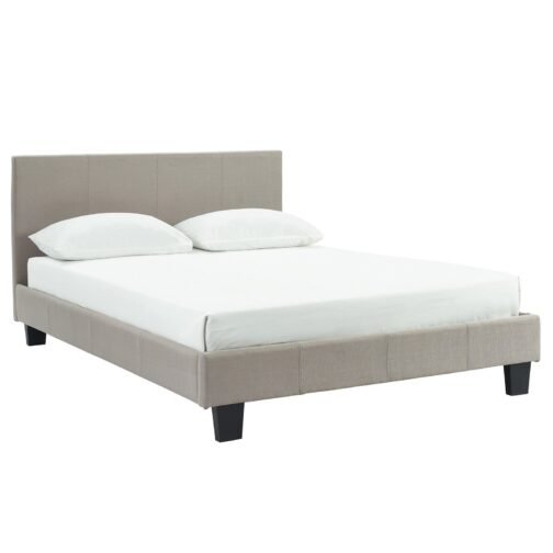 Nev Platform Bed in Grey