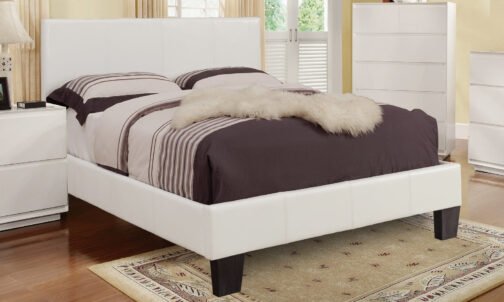 Jolt Platform Bed in White - Image 2