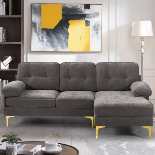 Infinite 85 Sectional - Available in 3 colours (Dark Grey, Grey, Beige) - Image 3