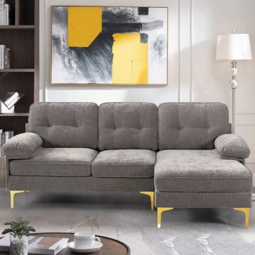 Infinite 85 Sectional - Available in 3 colours (Dark Grey, Grey, Beige)