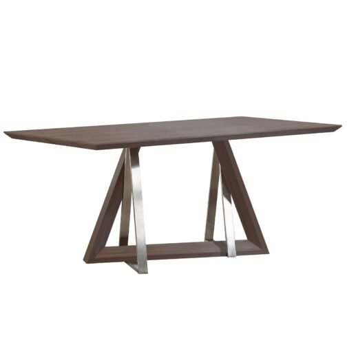 Driz Rectangular Dining Table in Walnut