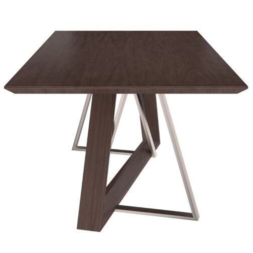 Driz Rectangular Dining Table in Walnut - Image 3