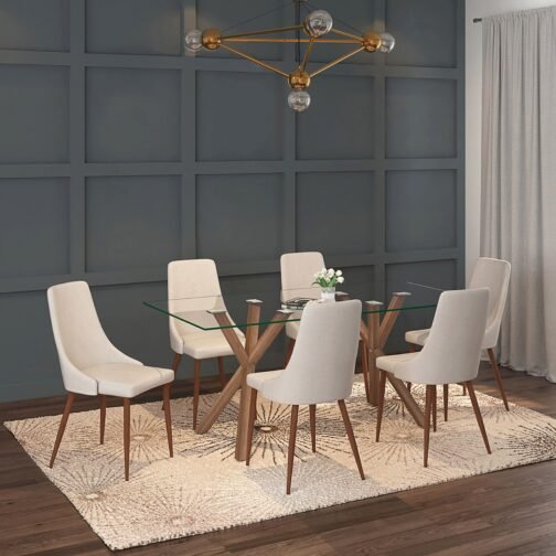 Cosmos Rectangular Dining Table in Walnut - Image 7