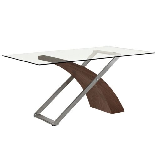 Tina Rectangular Dining Table in Walnut