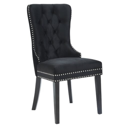 Roxy Side Chair, set of 2, in Black