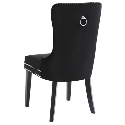 Roxy Side Chair, set of 2, in Black - Image 2