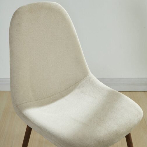 Avi Side Chair, set of 4, in Beige - Image 5