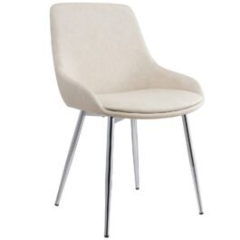 Cass Side Chair, set of 2, in Ivory