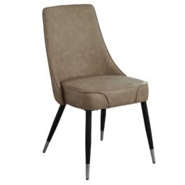 SilviaSide Chair, set of 2, in Vintage Taupe