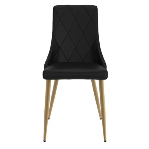 Antoine Side Chair, Set of 2, in Black - Image 4