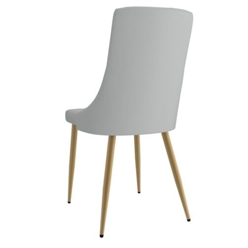 Antoine Side Chair, Set of 2, in Light Grey - Image 3