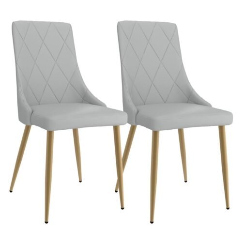 Antoine Side Chair, Set of 2, in Light Grey - Image 7