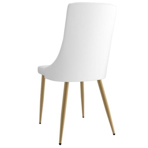 Antoine Side Chair, Set of 2, in White - Image 3