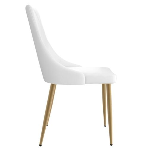 Antoine Side Chair, Set of 2, in White - Image 5