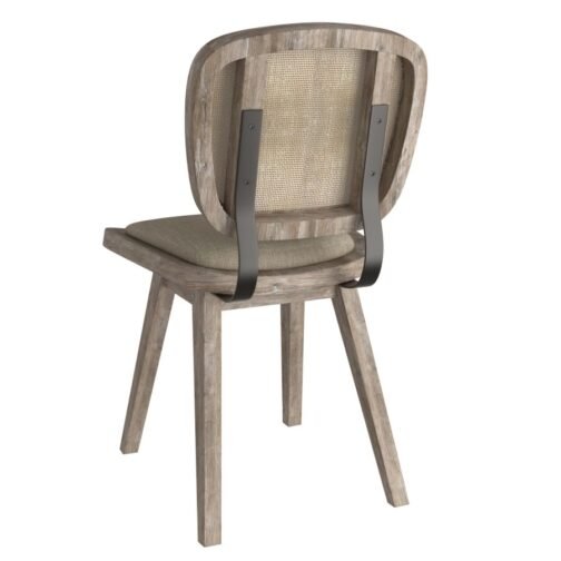 Aster Side Chair, Set of 2, in Beige - Image 2