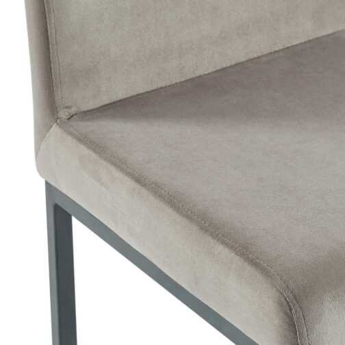 Diaz 26'' Counter Stool, set of 2, in Grey with Grey Legs - Image 3