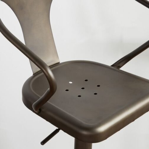 Astra Adjustable Stool in Gunmetal - Image 5