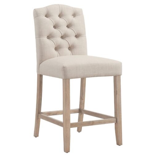 Lucius 26'' Counter Stool, set of 2, in Beige