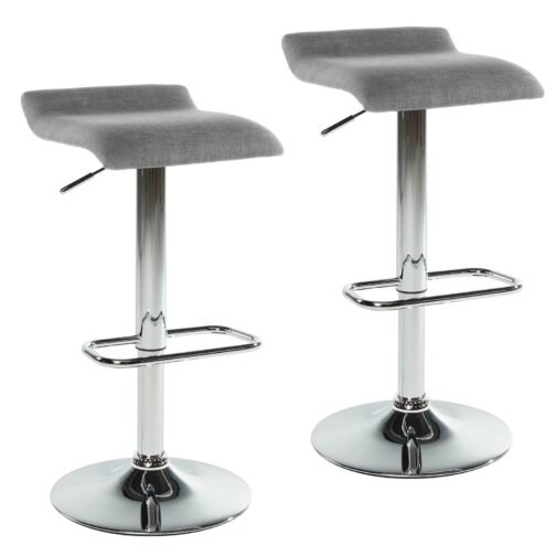 Fab II Air Lift Stool, set of 2, in Grey - Image 3