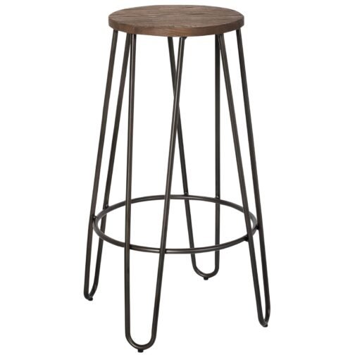 Reva 26'' Counter Stool, set of 4, in Black