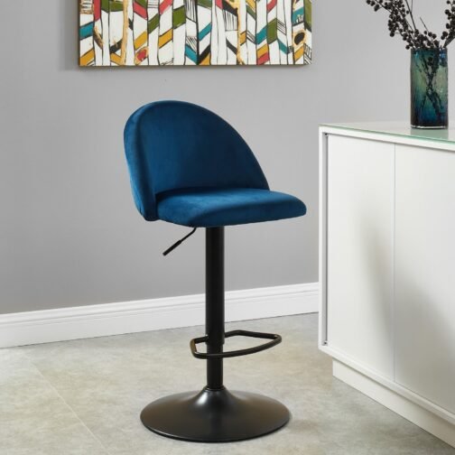 Star Air Lift Stool in Blue - Image 3