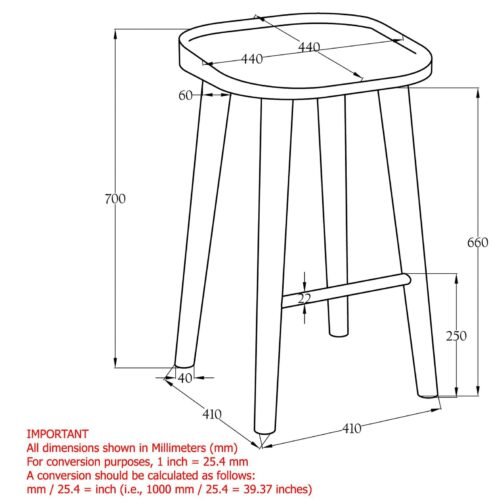 Tahoe 26'' Counter Stool in Natural - Image 7