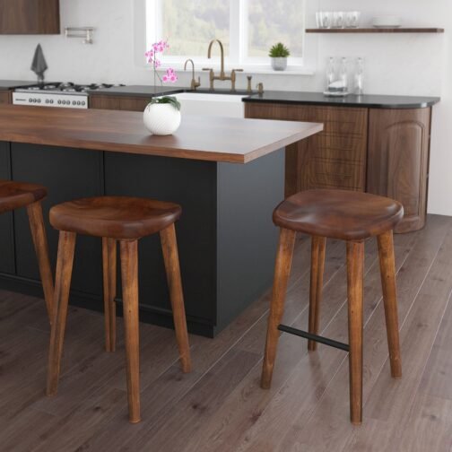 Tahoe 26'' Counter Stool in Walnut - Image 2
