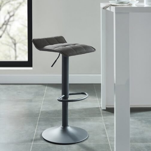 Pluto Air Lift Stool, set of 2, in Grey - Image 3