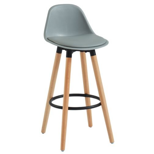 Dia 26'' Counter Stool, set of 2, in Grey