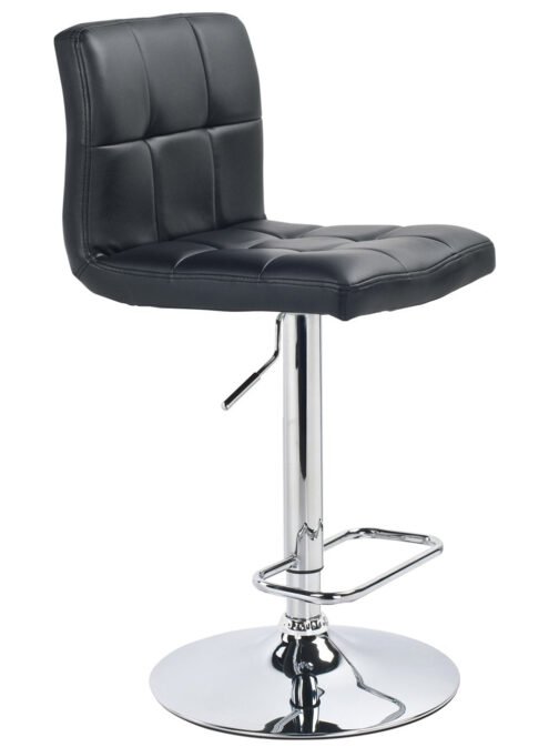 Mac Air Lift Stool, set of 2, in Black