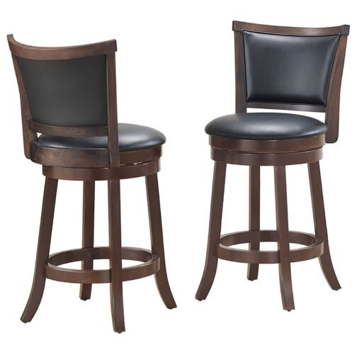 Ron 26'' Counter Stool, set of 2, in Coffee - Image 5