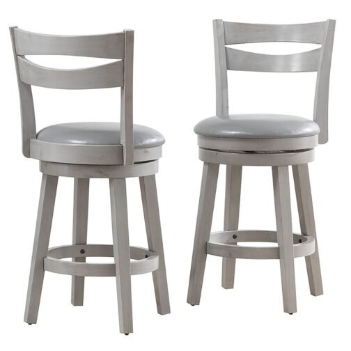 Harley 26'' Counter Stool, set of 2, in Grey - Image 5