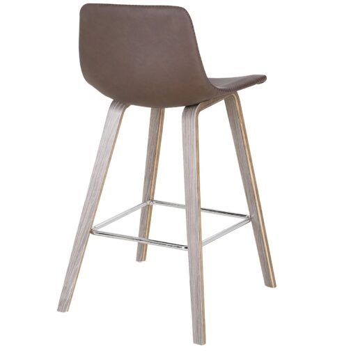 Dora 26'' Counter Stool, set of 2, in Brown - Image 3
