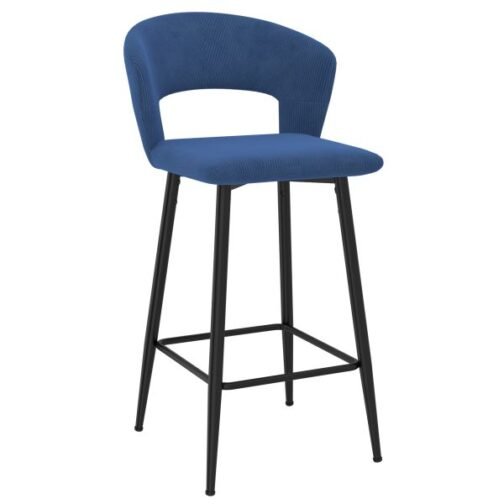 Camille 26'' Counter Stool, set of 2 in Blue