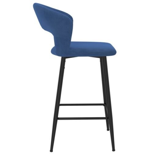 Camille 26'' Counter Stool, set of 2 in Blue - Image 4