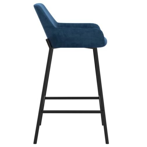 Baily 26'' Counter Stool, set of 2 in Blue - Image 3