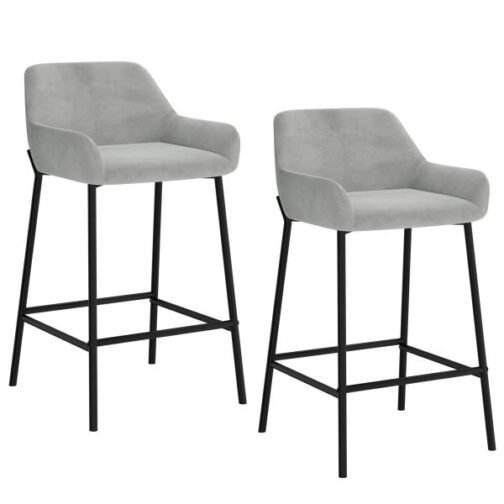 Baily 26'' Counter Stool, set of 2 in Grey - Image 6