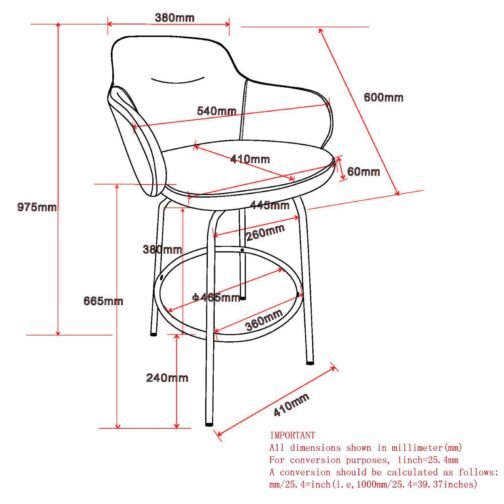 Lani 26'' Counter Stool, set of 2, in Grey - Image 6