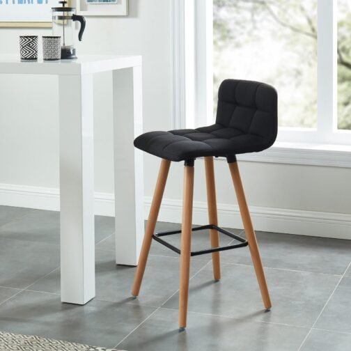 Revon 26'' Counter Stool, set of 2, in Black - Image 3