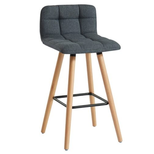 Revon 26'' Counter Stool, set of 2, in Charcoal