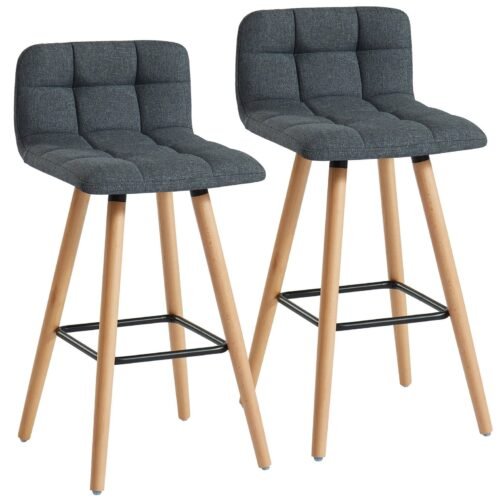 Revon 26'' Counter Stool, set of 2, in Charcoal - Image 5