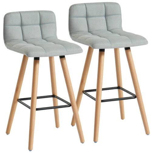 Revon 26'' Counter Stool, set of 2, in Grey - Image 5