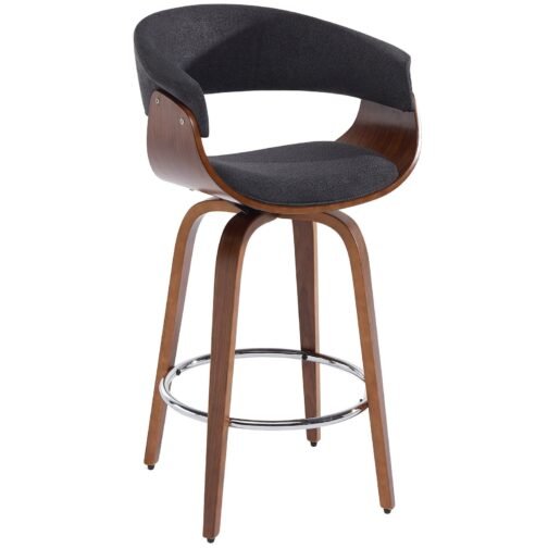 Volt 26'' Counter Stool in Charcoal