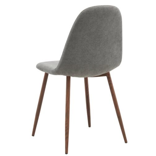 Fran/Avi 5pc Dining Set, Walnut/Grey - Image 5
