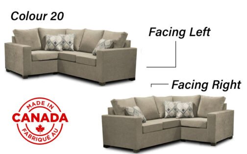 Nadia Sectional Made In Canada 2x1 - Image 23