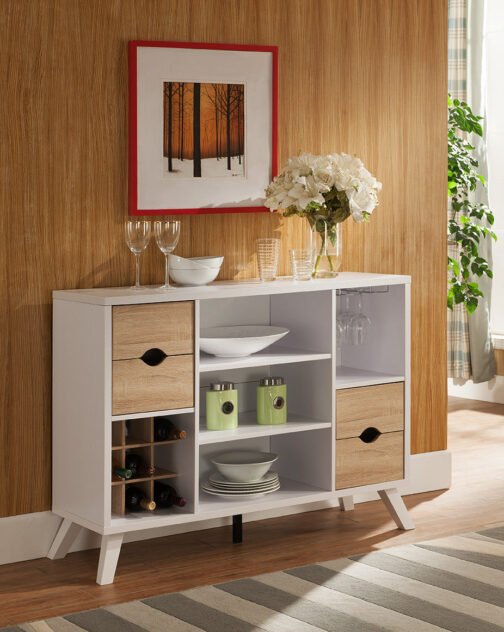 Buffet - Server (White & Oak) - Image 2