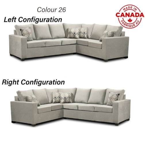 Nadia Sectional Made In Canada 3x2 - Image 9