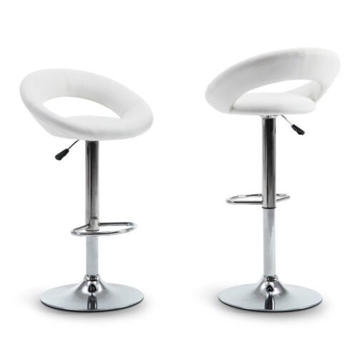 1132S White Bar Stool FINISH: White - Image 2