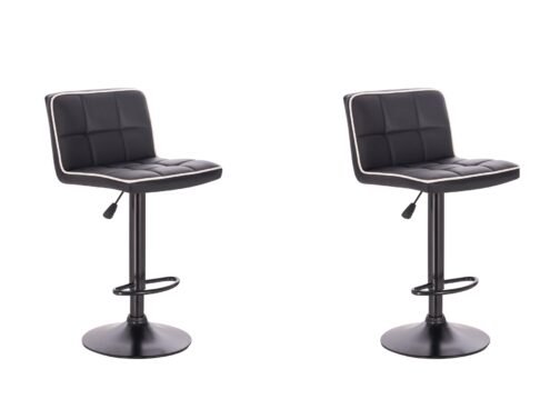 1101S Black W/ White Piping FINISH: Black/White - Image 2
